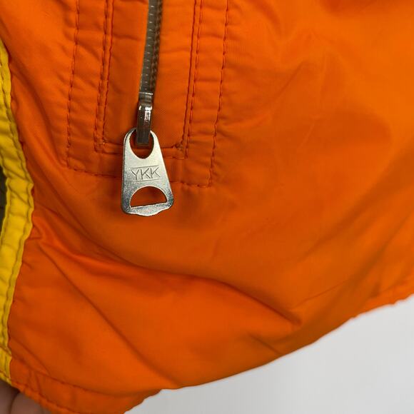 VTG Gerry Bright Orange Down Fill Mountain Work Jacket Men's XL Made in USA - Picture 3 of 13